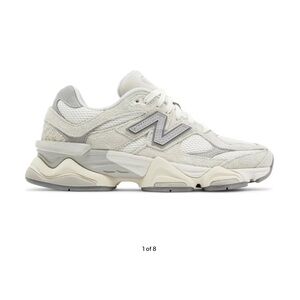 NEW BALANCE “9060 SUEDE PACK, SEA SALT” WHITE/GREY, 8